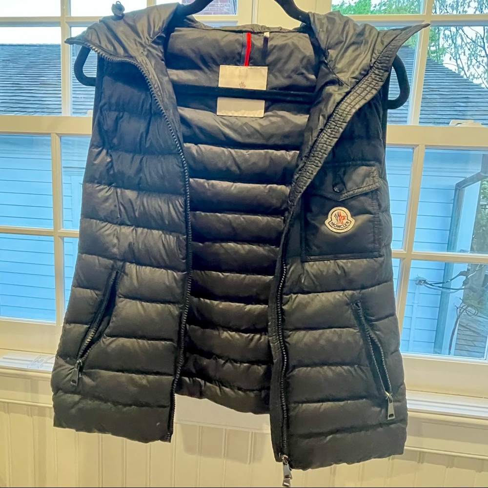 Moncler Glyco Nylon Hooded Puffer Vest